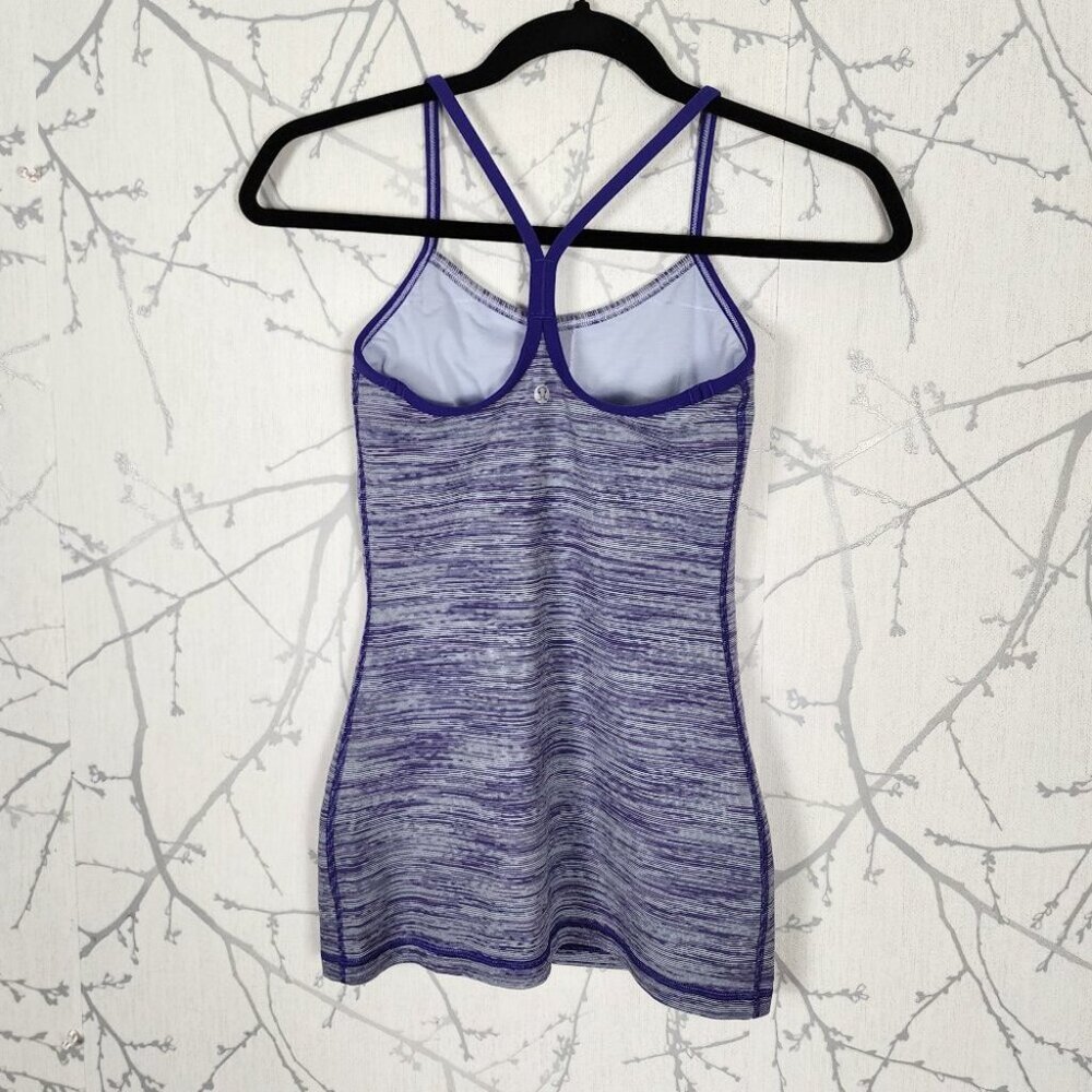 Lululemon Purple Spacedye Luon Strappy Racerback Power Y Tank - Picture 3 of 4